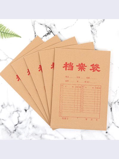 黄牛皮纸档案袋