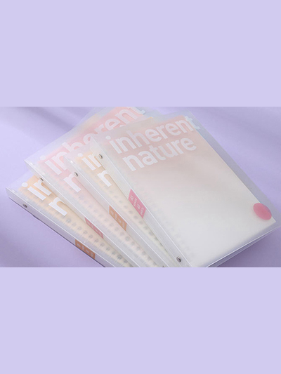 PP磨砂封面圈装笔记本