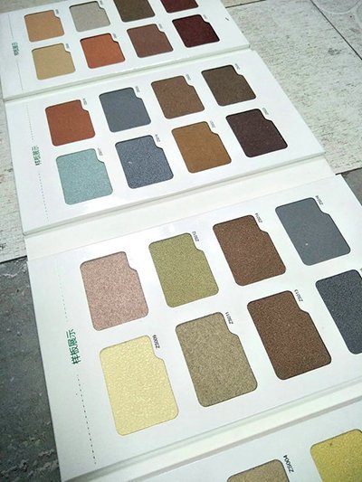真石漆定制色卡