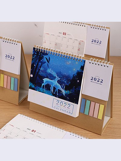 商务办公桌面摆件日历