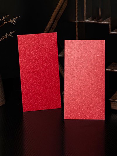 特种纸压纹空白红包