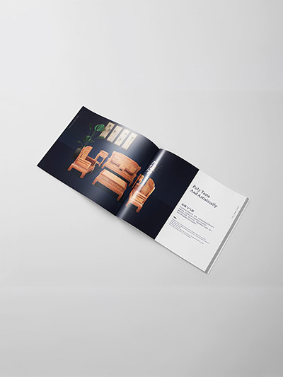 横开产品宣传册