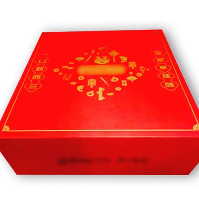 高档灰板翻盖盒